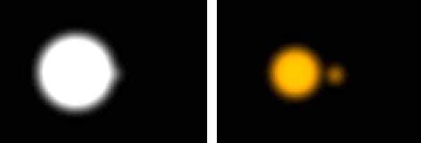 Obr. 5: Porovnanie vzdialeností a hmotností exoplanét voči SS. Je zrejmé, že objav exoplanét prebieha len v našej pomernej blízkosti, t.j. do desiatok až stoviek svetelných rokov.