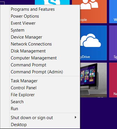 prístupom k niektorým z programov vo vnútri operačného systému Windows 8.1.