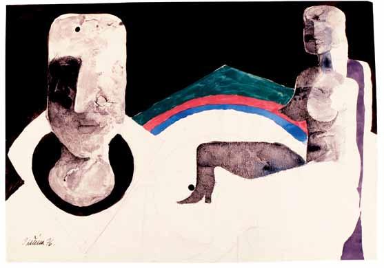 25 2010 Milan Paštéka Kresby zo 60. rokov 4. jún 4. júl Vždy iný, vždy svoj Pri pohľade na stopy jednotlivých etáp vývinu Paštékovho maliarskeho rukopisu nás najskôr upúta premenlivosť jeho foriem.