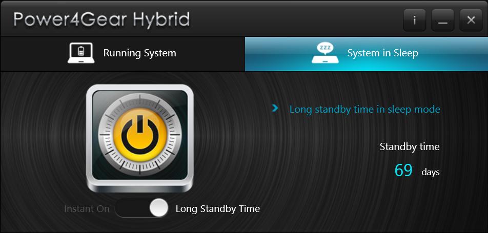 Long Standby Time (Dlhá pohotovostná doba) Tento režim umožňuje predĺžiť životnosť batérie prenosného počítača.