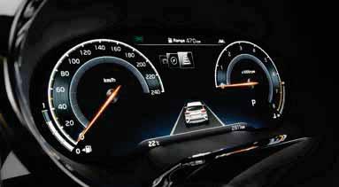 LED zadné svetlá, tempomat, systém na udržiavanie vozidla v jazdnom pruhu a systém na predchádzanie čelným zrážkam.