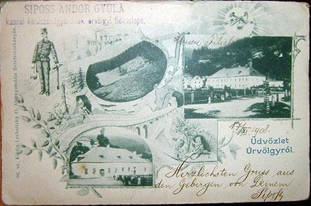 Dobová pohľadnica z obdobia okolo roku 1908.