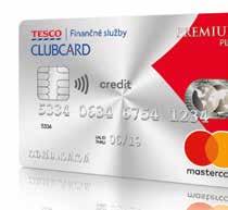 Všetko o vašej karte Clubcard kreditná karta Premium PLUS Pravidlá programu odmien Úverové