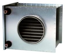 Ohrievače pre predohrev a dohrev 063843 Vodný vykurovací výmenník, Ø125mm Sada obsahuje výmenník 2RR, 2-cestný vodný ventil, 0-10V servopohon, 230V/24V AC
