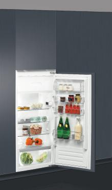 CHLADNIČKY ART 6503 Kombinovaná vstavaná chladnička Využiteľný objem / ch+m: 275 l / 195+80 l Nízkonámrazové riešenie LessFrost Spotreba energie: 299 kwh/rok Hlučnosť: