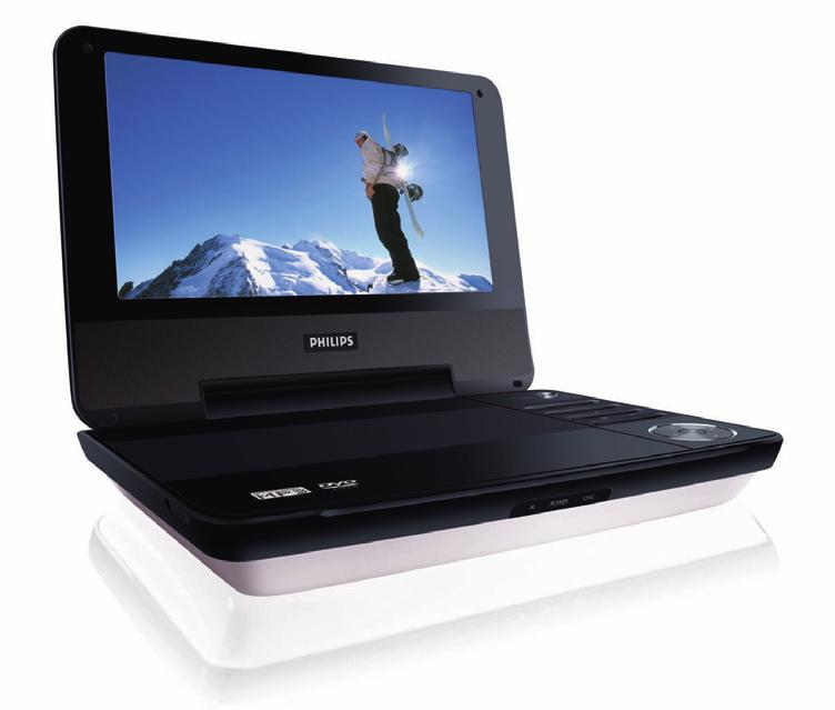 Portable DVD player PET940 Register your product and get support at www.philips.