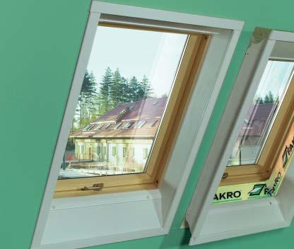 Vnútorné ostenie okien XLW, XLP Vnútorné ostenie je určené pre rýchle, ľahké a estetické prepojenie vnútorného priestoru so strešným oknom.
