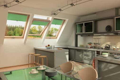 S pomocou strešných okien FAKRO ľahko získate z doteraz nevyužitých podkrovných priestorov plnohodnotné bývanie, miesto pre odpočinok, slnečnú pracovňu alebo kanceláriu.