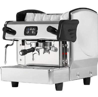890,- Kávovar jednopákov ý s mlynčekom elektromechanické ovládanie 4 nastaviteľné dávky so zabudovaným mlynčekom na kávu (výkon 450W) a utláčačom s nastaviteľným