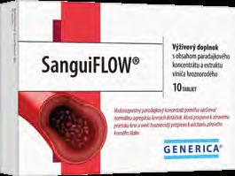 SanguiFLOW je vhodný hlavne u osôb s rodinnými predispozíciami kardiovaskulárnych ochorení, s nezdravým životným štýlom, s nedostatkom pohybu a u žien užívajúcich hormonálnu antikoncepciu.