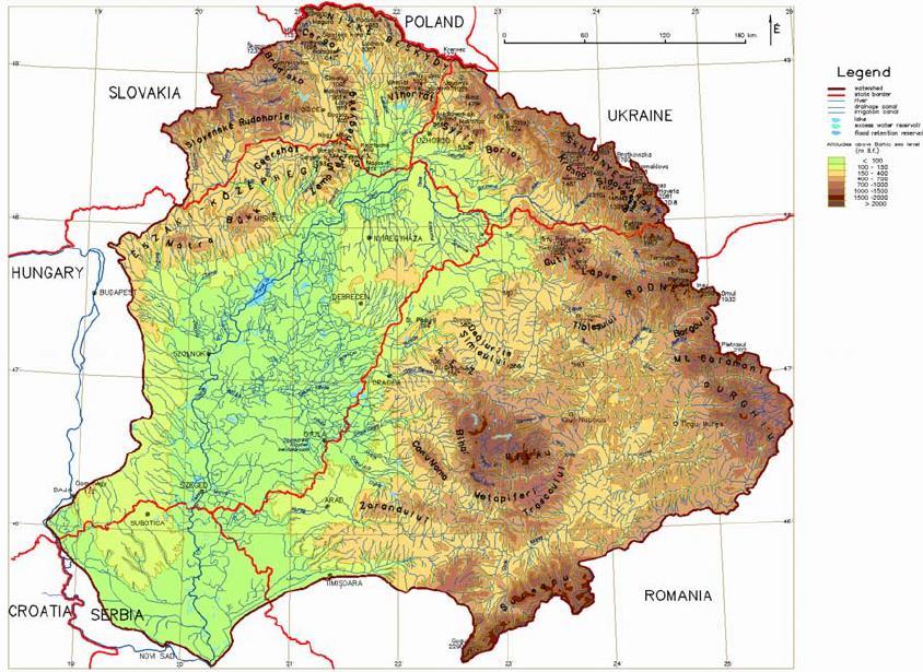 Predbežné hodnotenie povodňového rizika v čiastkovom povodí Bodrogu 40 3.2.