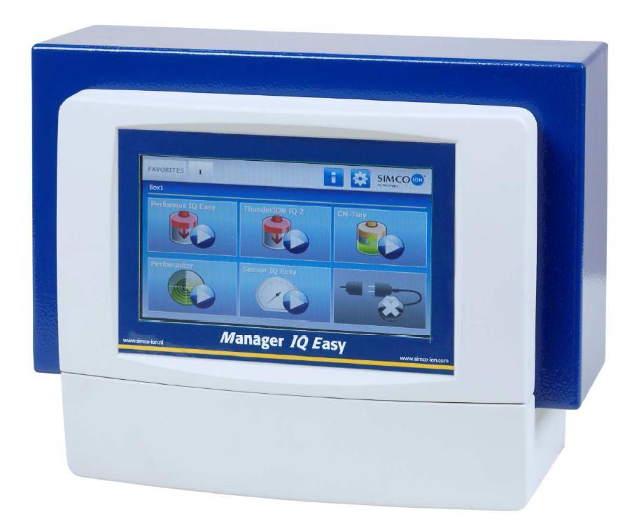 2. Manager IQ Easy Srdcom celého systému je Manager IQ Easy, viď Obr. 1, čo je malý špecializovaný PC s dotykovou obrazovkou. Tento systém umožňuje komunikáciu medzi všetkými zapojenými zariadeniami.