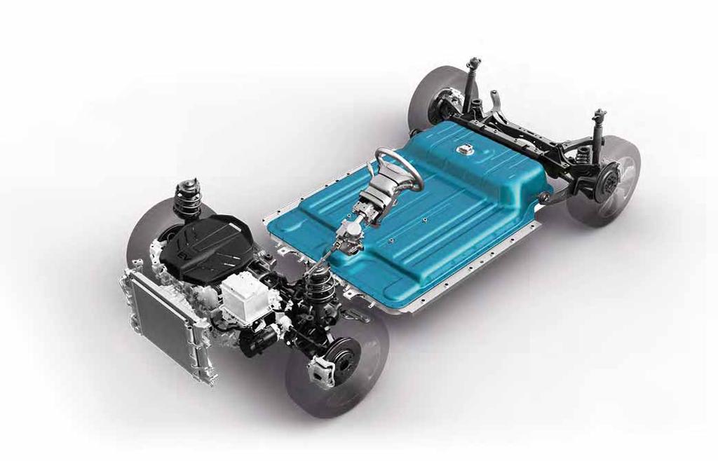 Elektrické pohonné ústrojenstvo. Starostlivo zladené komponenty pohonu nového modelu KONA Electric sú navrhnuté pre vynikajúce jazdné charakteristiky a podmienky každodenného jazdenia.