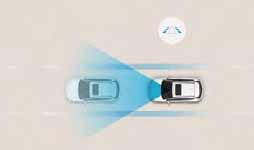 Systém pre automatické udržanie vozidla v jazdnom pruhu so sledovaním vozidla pred sebou (LFA) a Adaptívny tempomat s funkciou auto stop a štart