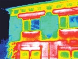 Čo ukáže termokamera Konkrétne miesta s najväčšími únikmi tepla odhalia zobrazenia vytvorené termovíznou kamerou.