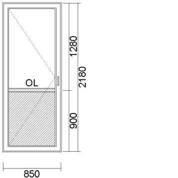 RL ( 5 komorový oblý systém ) Sklo: PVC panel biely, 24mm 334,91 1 ks 334,91 401,90 Systém: Vchodové dvere SPECIAL IDEAL 4000 ( 120mm