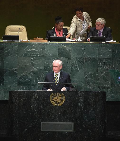 Európska únia Herman Van Rompuy na zasadnutí Valného zhromaždenia OSN (25.