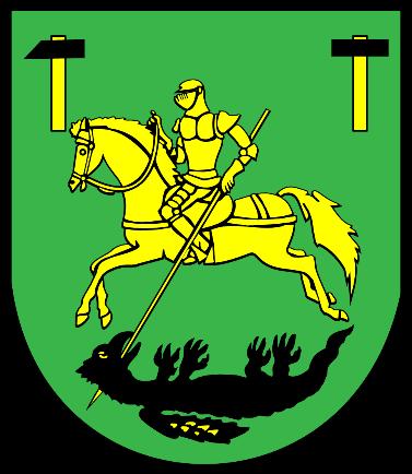 Banícke kladivká upozorňujú na hlavné zamestnanie obyvateľov Sloviniek a ich počet naznačuje, že dnešné Slovinky vznikli z dvoch obcí.