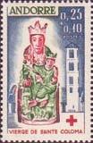 Fr. Andorra 1964 Červený