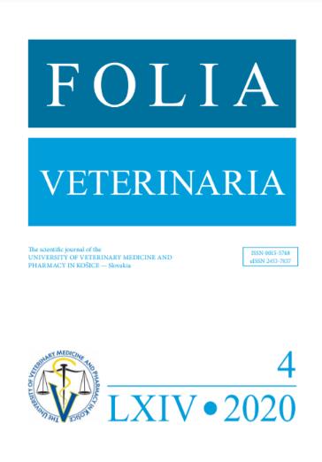 UNIVERZITNÉ ČASOPISY Folia Veterinaria Folia Veterinaria je vedeckým časopisom UVLF, ktorý vychádza od roku 1956 a v anglickom jazyku od roku 1993. V roku 2020 to bol už 64. ročník vydávania časopisu.