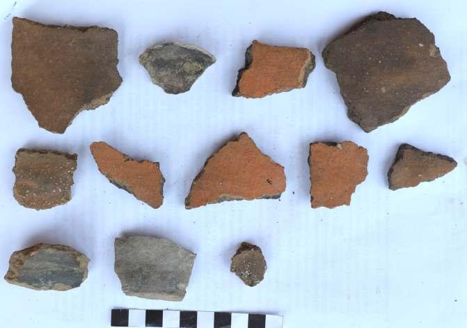 TAB. III: Fragmenty pravekej keramiky pochádzajúce zo Sondy