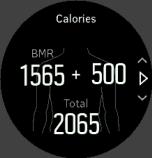 Pri nastavovaní cieľa krokov určujete celkový počet krokov počas dňa. Celkové kalórie spálené za deň vychádzajú z dvoch faktorov: vášho bazálneho metabolizmu (BMR) a vašej fyzickej aktivity.