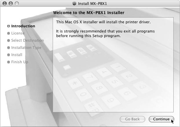 Navyše možno funkciu tlačiarne použiť len keď je stroj pripojený k počítačovej sieti. Ovládač skenera a ovládač PC-Fax nie je možné v prostredí Macintosh použiť.
