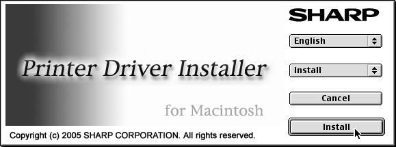 MAC OS 9.0-9.. Keď používate Mac OS 9.0-9.. skontrolujte, či bol nainštalovaný "LaserWriter 8" a či je potvrdené okienko "LaserWriter 8" v "Extensions Manager" v "Control Panels".