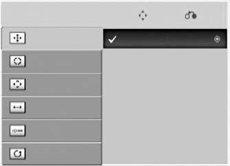 Výber rozlíšenia Ak chcete sledovať normálny obraz, rozlíšenie režimu RGB prispôsobte výberu režimu PC. Táto funkcia funguje v nasledujúcom režime: RGB[PC].