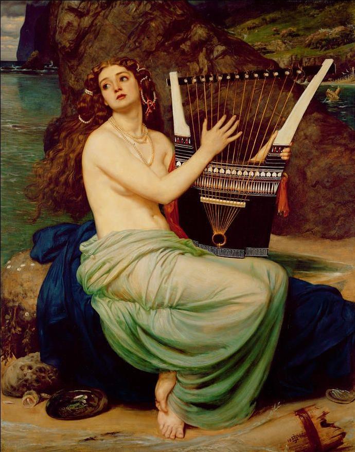 E. Poynter: Siréna (1864)