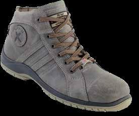 Bezpečnostná pracovná obuv chráni priehlavok a je odolná voči olejom a pošmyknutiu.