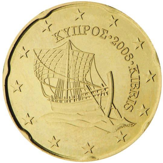 Fínsko Cyprus Lotyšsko Na minci je zobrazený heraldický lev, ktorý je reprodukciou diela
