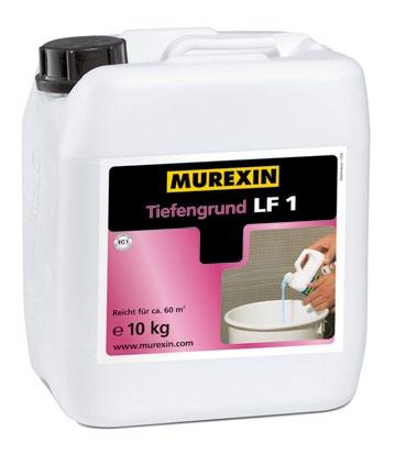Vhodný na použitie v exteriéri a interiéri na savé podklady ako penetračný náter pod všetky Murexin nivelačné hmoty.