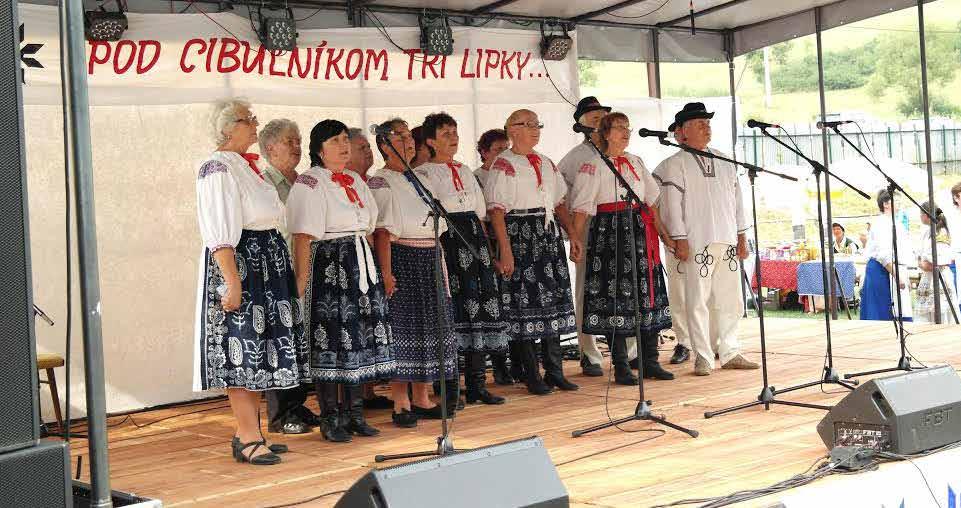Obec Lietavská Svinná - Babkov Kultúra 7 Obecné slávnosti pod Cibuľníkom Hovorí sa, že ľudová pieseň je genetickým kódom národa.