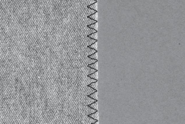 Šicie techniky Trojkrokový cikcak steh Steh číslo 05 (06 na 2.0) sa používa pre obrúbenie hrán materiálu. Ihla pri šití prechádza vľavo látkou a vpravo začisťuje hranu látky. Steh číslo 05 (06 na 2.0) sa tiež používa ako pružný steh na strečové látky.
