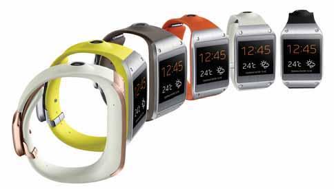 n INTELIGENTNÉ hodinky Trendové hodinky Samsung Galaxy Gear neslúžia len na zobrazovanie času.