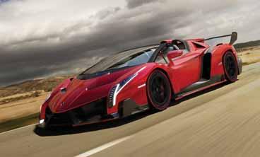 n LEN PRE DEVIATICH vyvolených Superšportiak bez strechy, roadster Lamborghini Veneno bude vzácnym tovarom. kupé Veneno (viac ich zatiaľ nevyrobili) sa len tak zaprášilo.