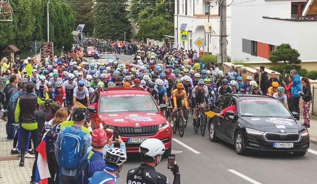 Trenčianskych Teplíc sa 19. septembra stalo rušné dejisko fanúšikov svetovej cyklistiky.
