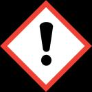 2.2 Prvky označovania Označovanie (NARIADENIE (ES) č. 1272/2008) Výstražné piktogramy : Výstražné slovo : Pozor Výstražné upozornenie : H319 Spôsobuje vážne podráždenie očí.