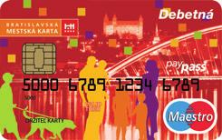 Produkty, ktoré banka už nepredáva Platobné karty Bratislavská mestská karta Maestro Mastercard Standard Mastercard Gold Druh Mesačný