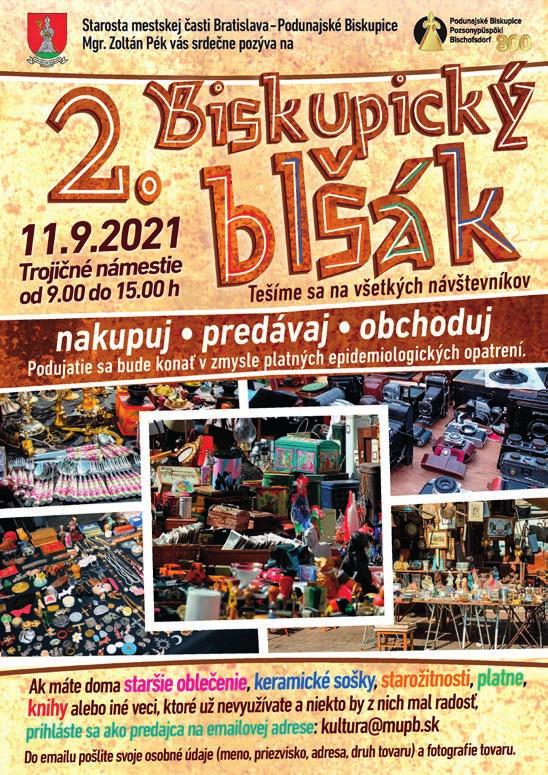 16 BISKUPICKÉ NOVINY 9 2021 Starosta mestskej časti Bratislava Podunajské