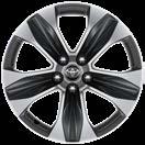 disky kolies, pneu 235/55 R20 Prestige 20" čierne zliatinové