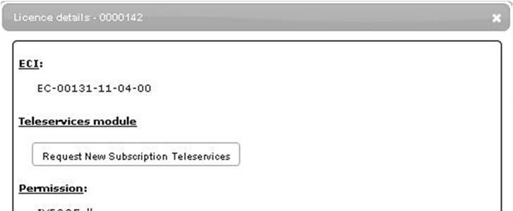 Nová požiadavka predplatného za Teleservis New Subscription Teleservices request Ak to nie je aktivne 1, uz je aktivny 2, EASY a TLS nemigroval Ak Teleservis nie je aktívny, môžete aktiváciu