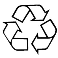 Náradie značky Hilti je z veľkej časti vyrobené z recyklovateľných materiálov. Predpokladom na opakované využitie recyklovateľných materiálov je ich správne separovanie.