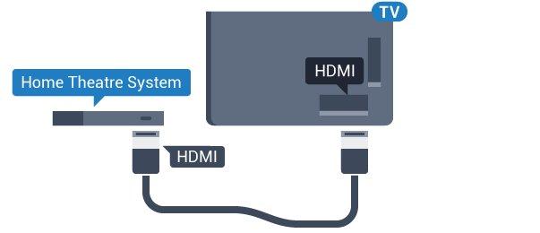 Ak sa na systéme domáceho kina nachádza konektor HDMI ARC, môžete na pripojenie použiť ktorýkoľvek konektor HDMI na televízore.