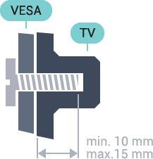 Inštalácia 40PFx5501 VESA MIS-F 200 x 200, M4 49PFx5501 VESA MIS-F 400 x 200, M6 2.