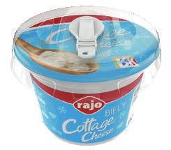 RAJO COTTAGE CHEESE BIELY 180 g = 4,389