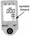 Poas tejto doby symbol snímaa na displeji bliká. Tri krátke tóny oznaujú ukonenie merania. Hodnota teploty sa zobrazí na displeji.