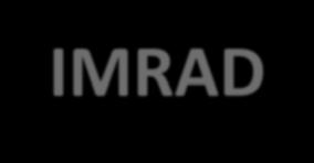 IMRAD Základná štruktúra IMRAD (Introduction Methods Results
