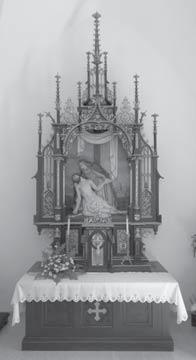 Panny Márie v bočnej kaplnke farského kostola sv. Kataríny Alexandrijskej.